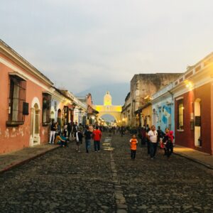 Strasse in Antigua