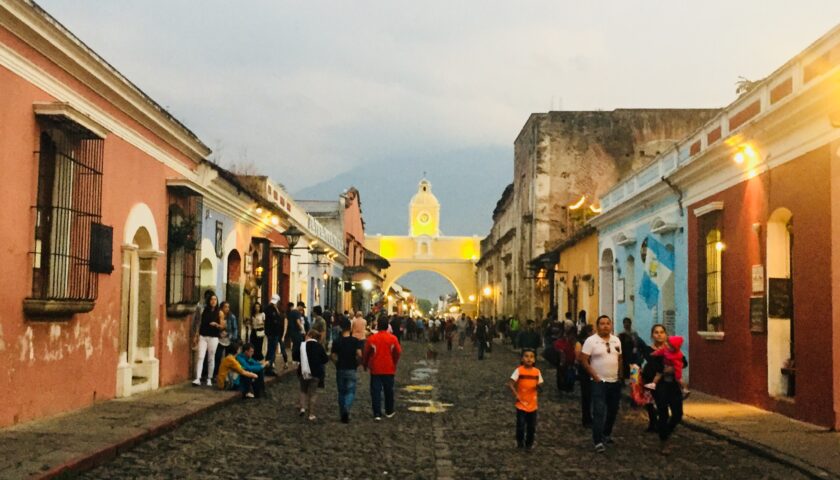 Strasse in Antigua