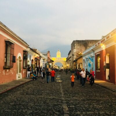 Strasse in Antigua